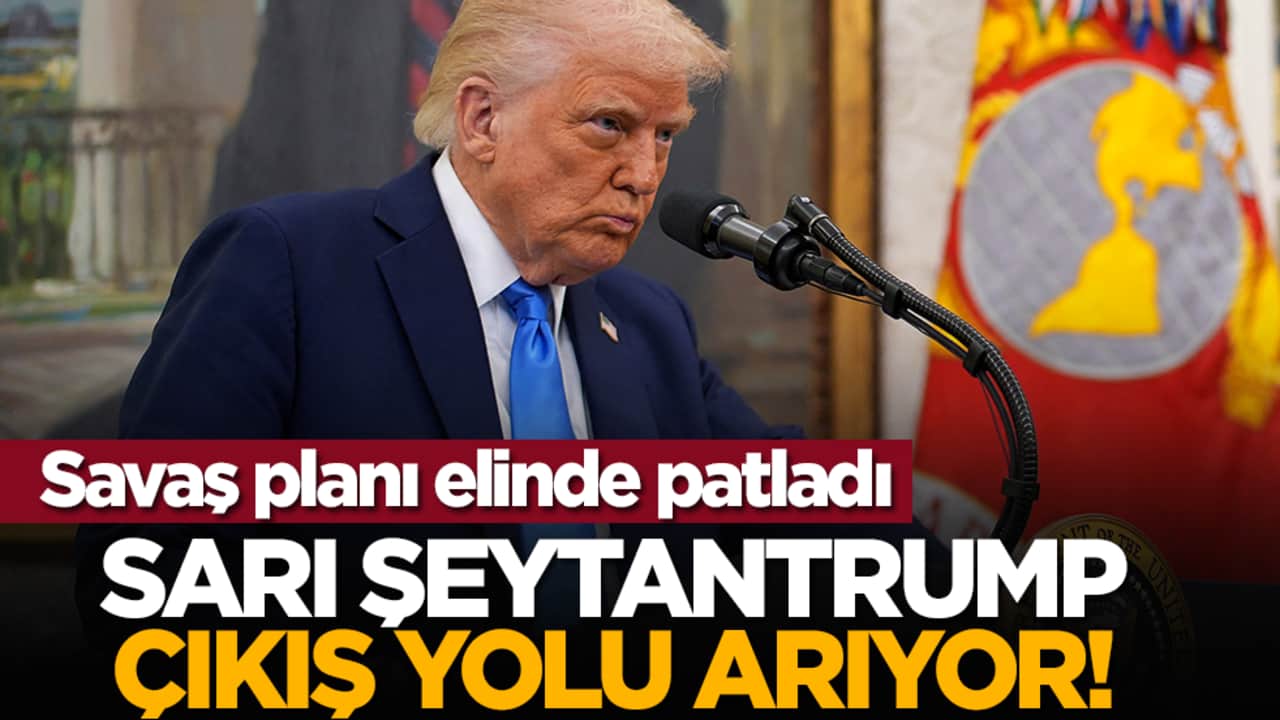 Savaş planı elinde patladı: Sarı şeytan Trump, Çıkış Yolu Arıyor!
