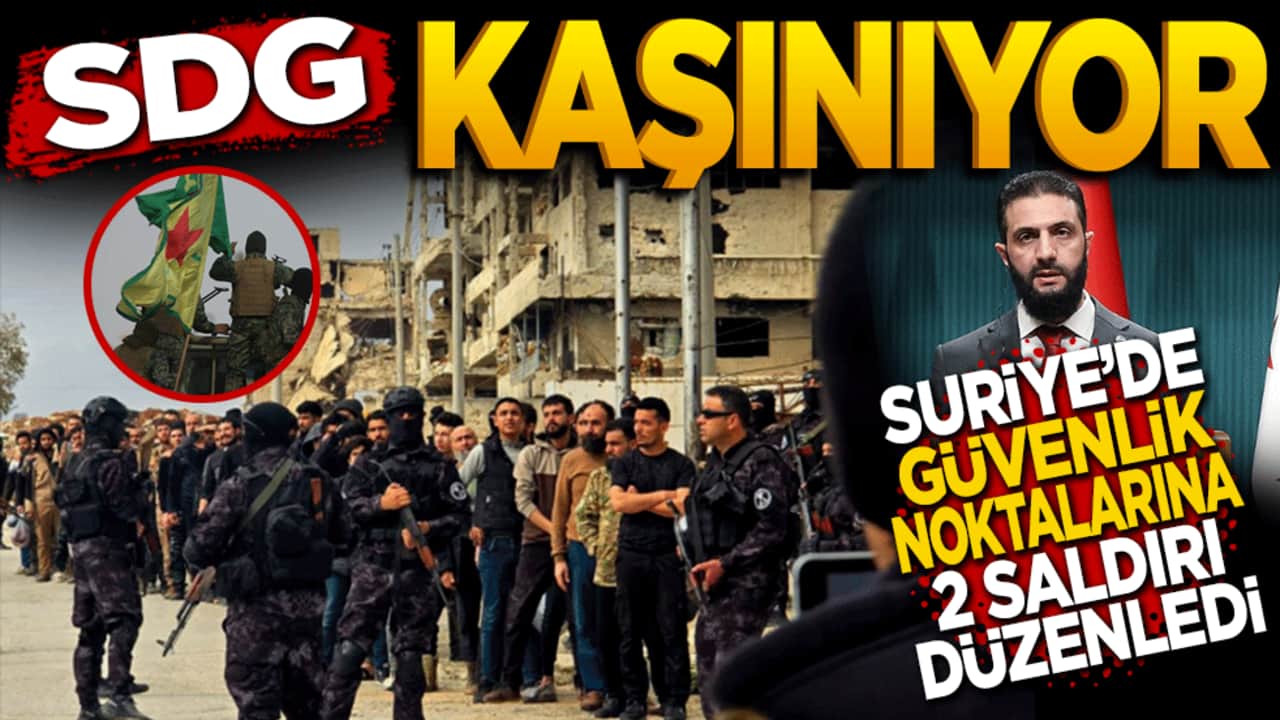 SDG Kaşınıyor! Suriye güvenlik noktalarına iki yeni saldırı düzenledi