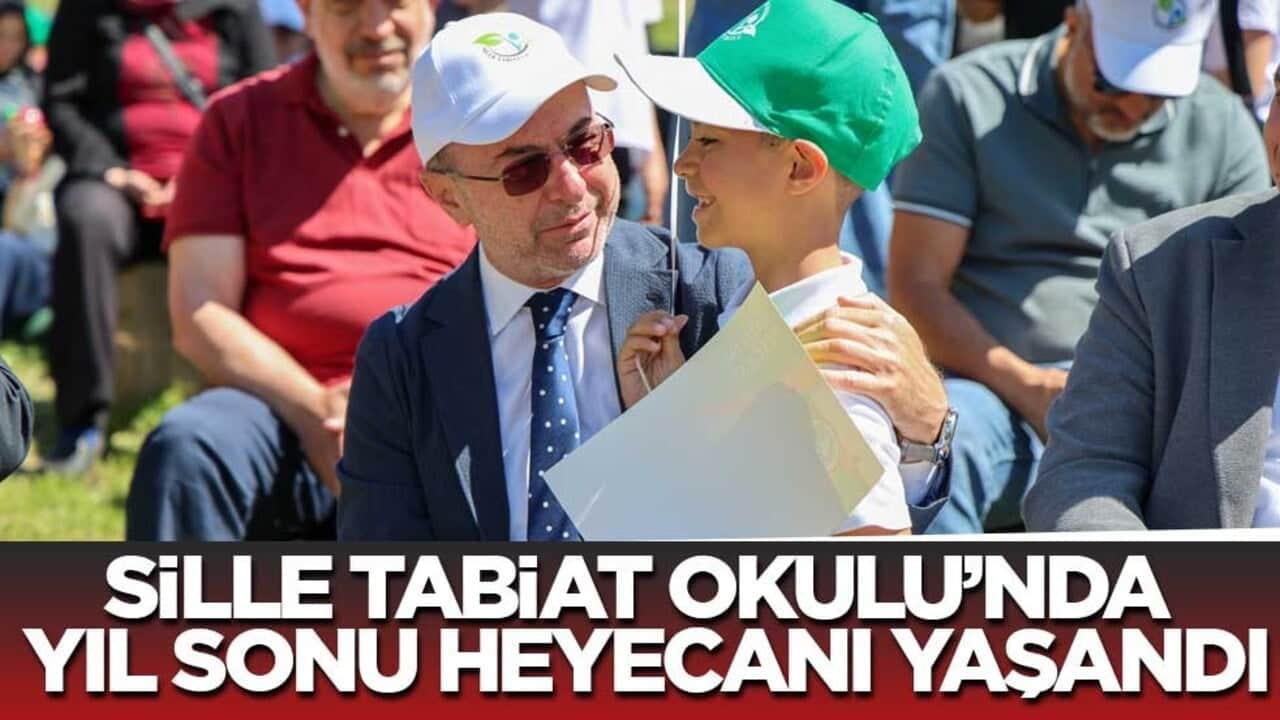 Sille Tabiat Okulu'nda yıl sonu heyecanı yaşandı
