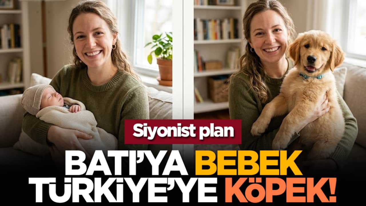 Siyonist plan: Batı’ya bebek Türkiye’ye köpek!