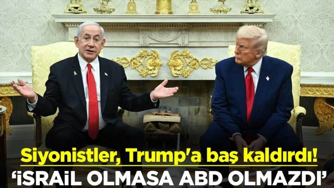 Siyonistler, Trump'a baş kaldırdı! "İsrail olmasa ABD olmazdı"