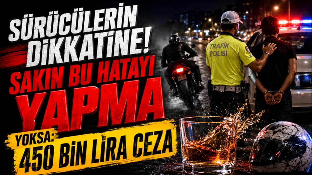 Sürücülerin dikkatine! Sakın bu hatayı yapma yoksa: 450 bin lira ceza