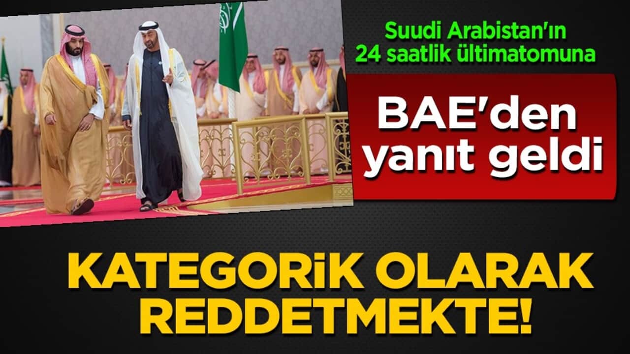 Suudi Arabistan 24 saatlik ültimatom vermişti! BAE'den yanıt: Umman'dan,  Yemen'de sükunet çağrısı