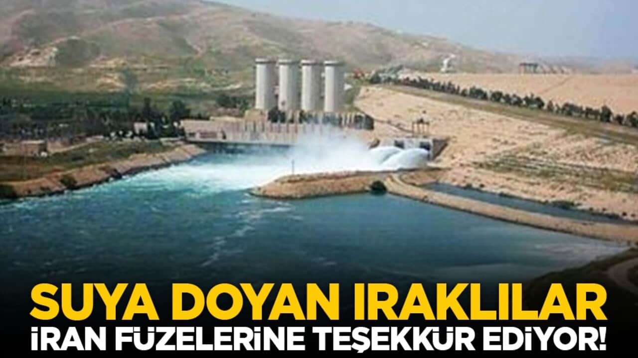 Suya doyan Iraklılar İran füzelerine teşekkür ediyor!
