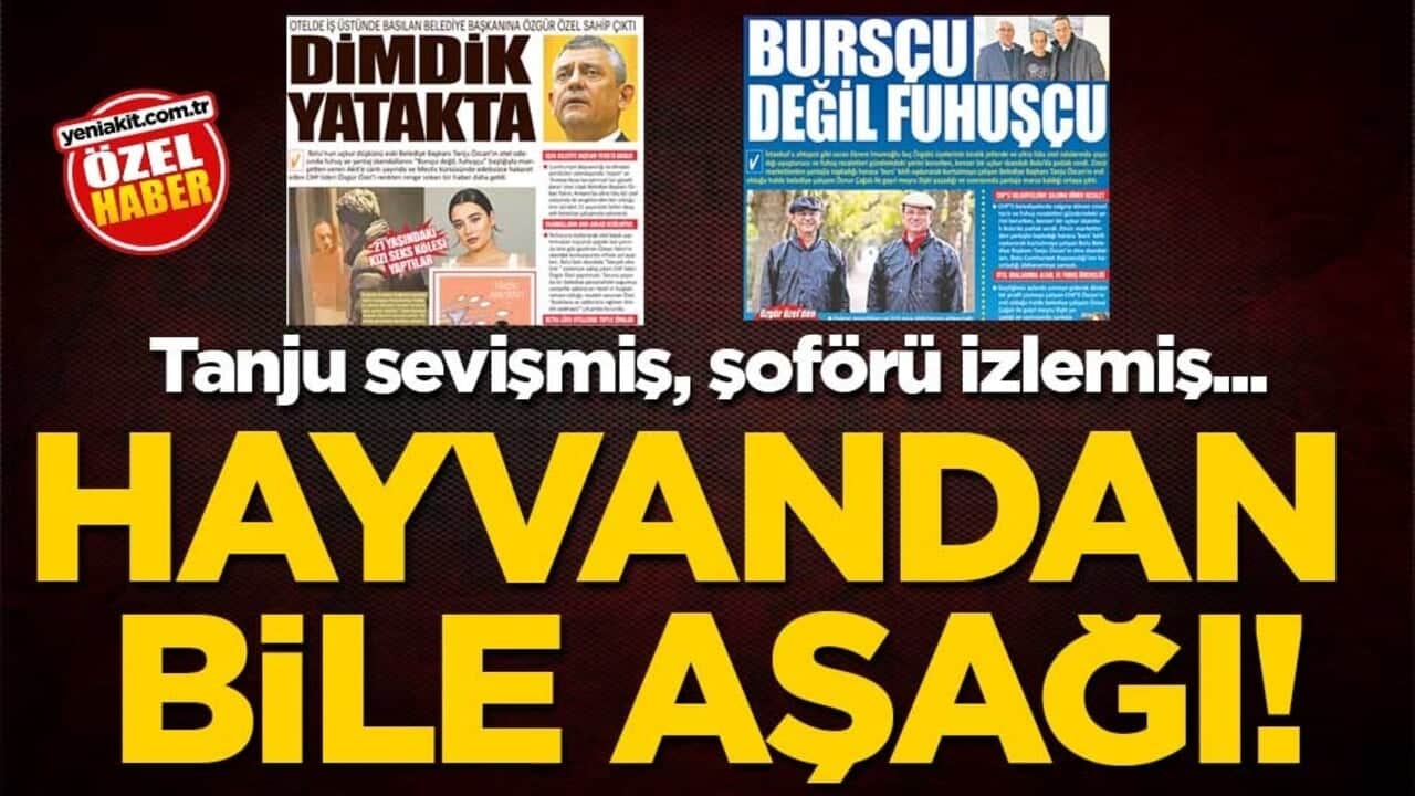 Tanju sevişmiş, şoförü izlemiş... Hayvandan bile aşağı!