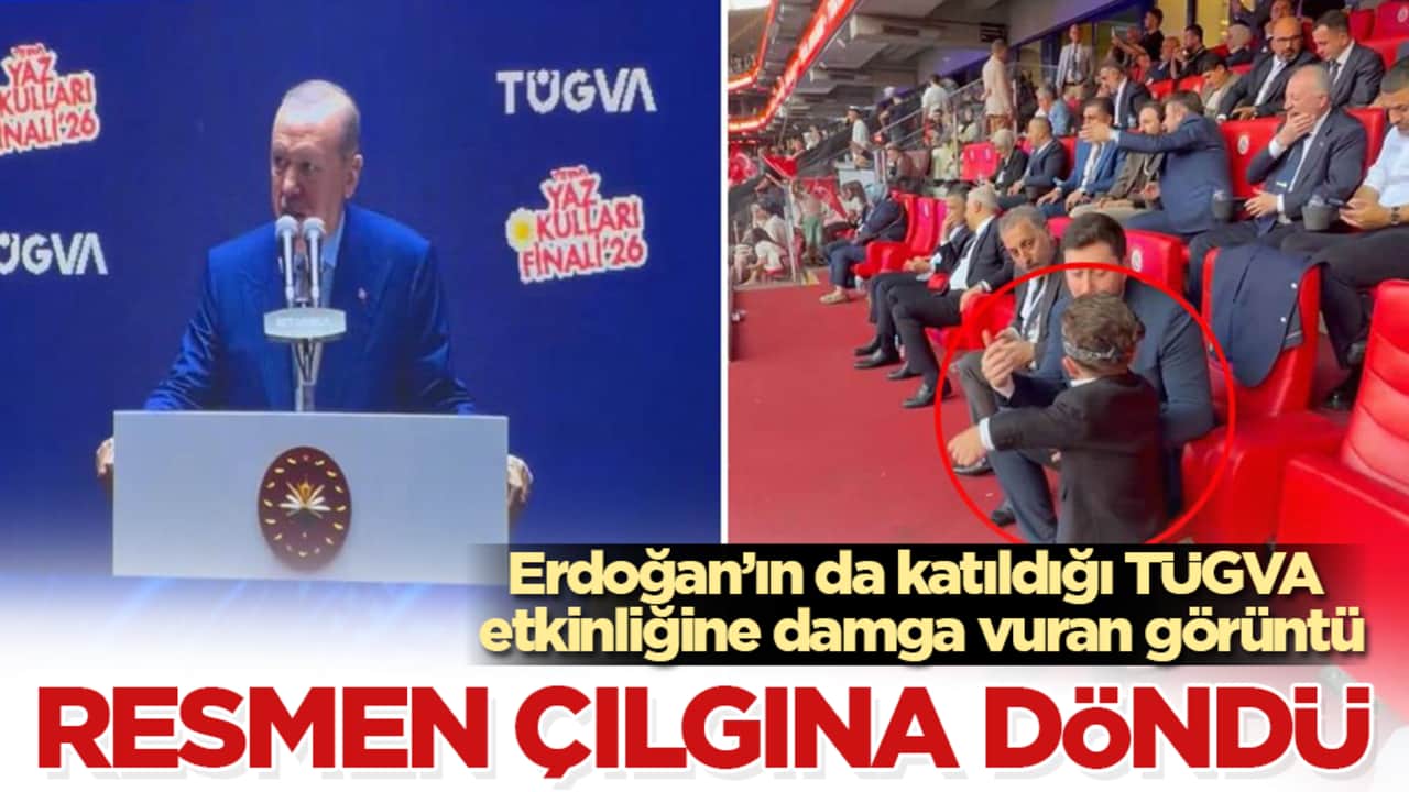 Tayyip Erdoğan’ın da katıldığı TÜGVA etkinliğine damga vuran görüntü! Resmen çılgına döndü