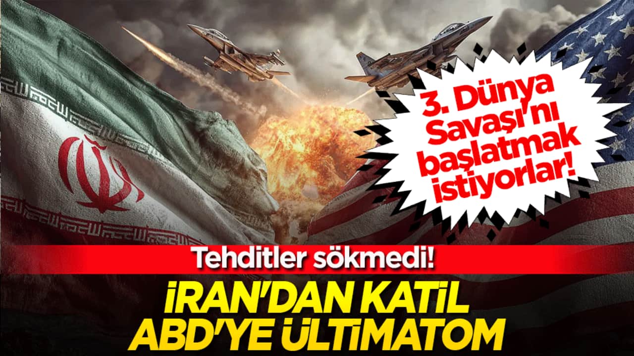 Tehditler sökmedi! İran'dan katil ABD'ye ültimatom: 3. Dünya Savaşı'nı başlatmak istiyorlar!
