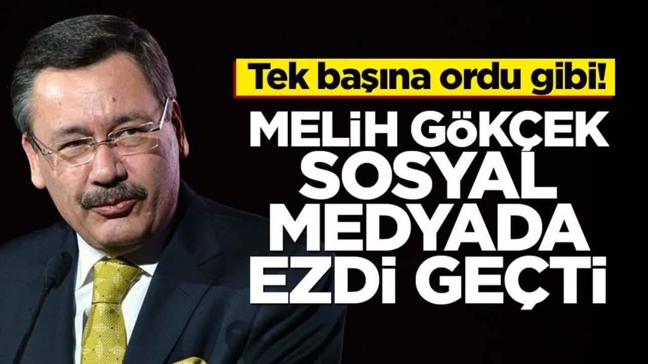 Tek başına ordu gibi! Melih Gökçek sosyal medyada ezdi geçti