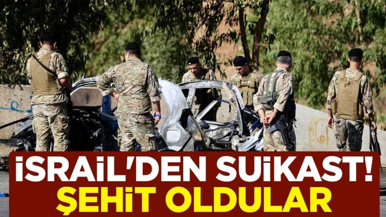 Terörist İsrail'den suikast! Şehit oldular