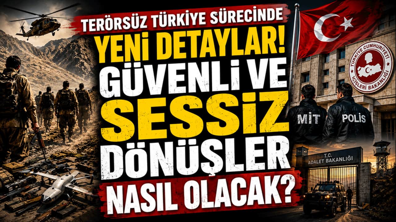 Terörsüz Türkiye sürecinde yeni detaylar! "Güvenli ve sessiz dönüş" modeli devreye giriyor