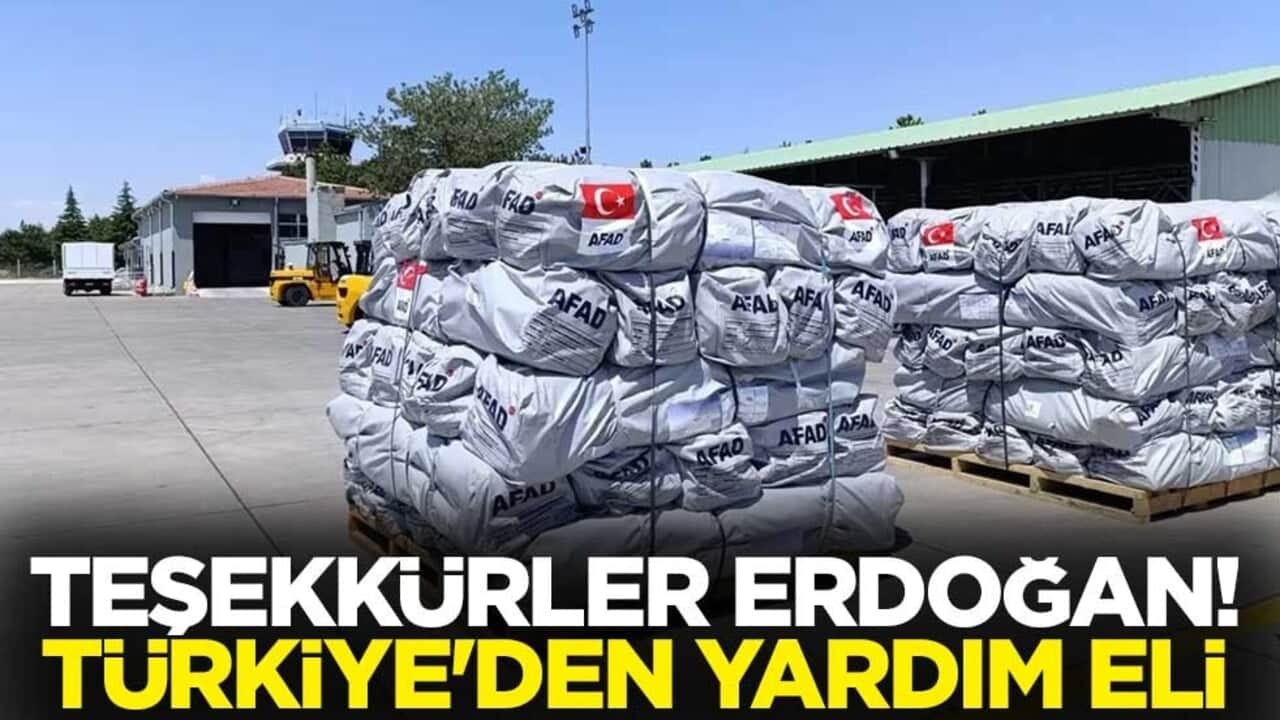 Teşekkürler Erdoğan! Türkiye'den Venezuela'ya yardım eli