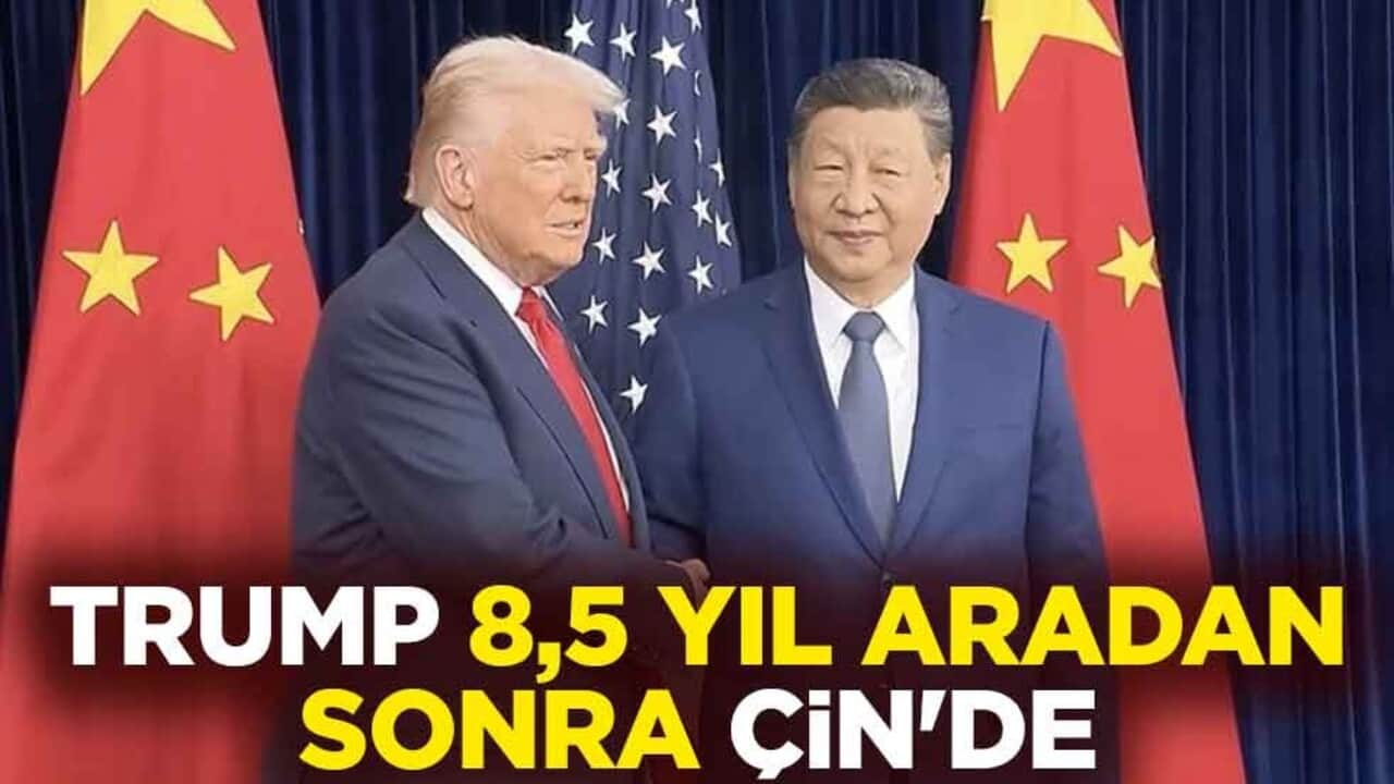 Trump, 8,5 yıl aradan sonra Çin'de