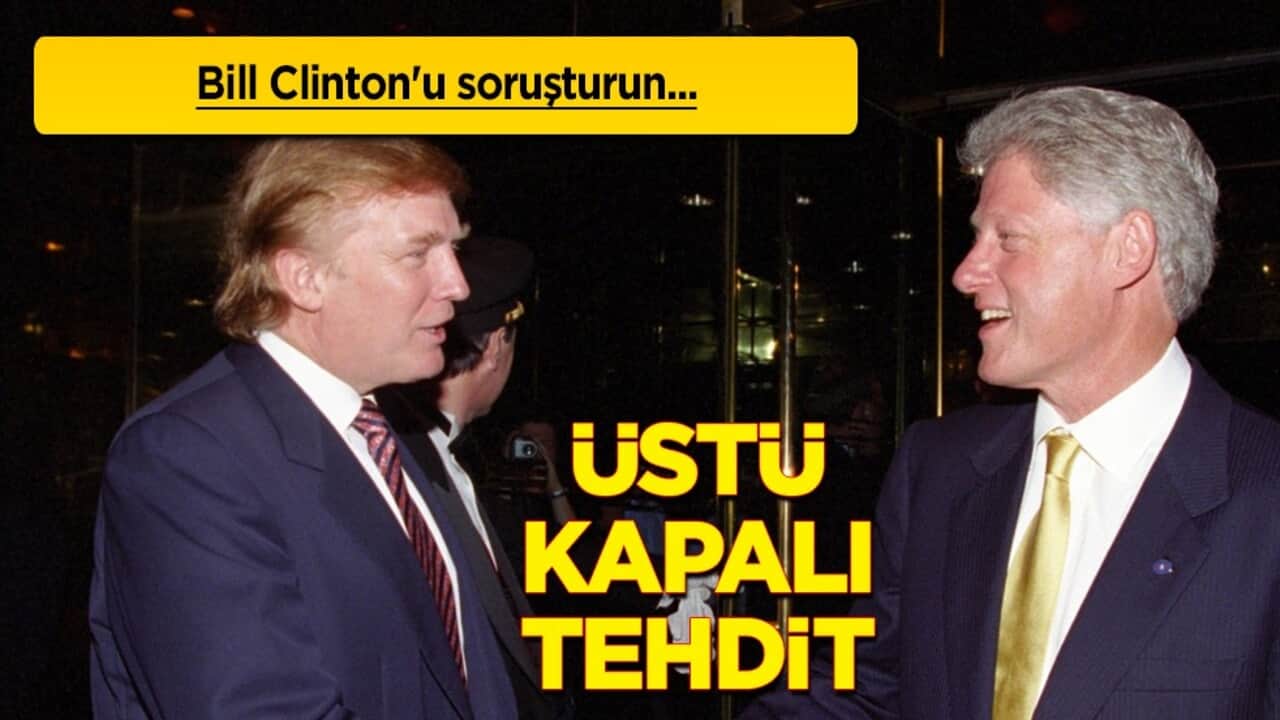 Trump, Bill Clinton'u soruşturun: Cinsel saldırı, İddialar! Adeta duvara çarptı! Üstü kapalı tehdit