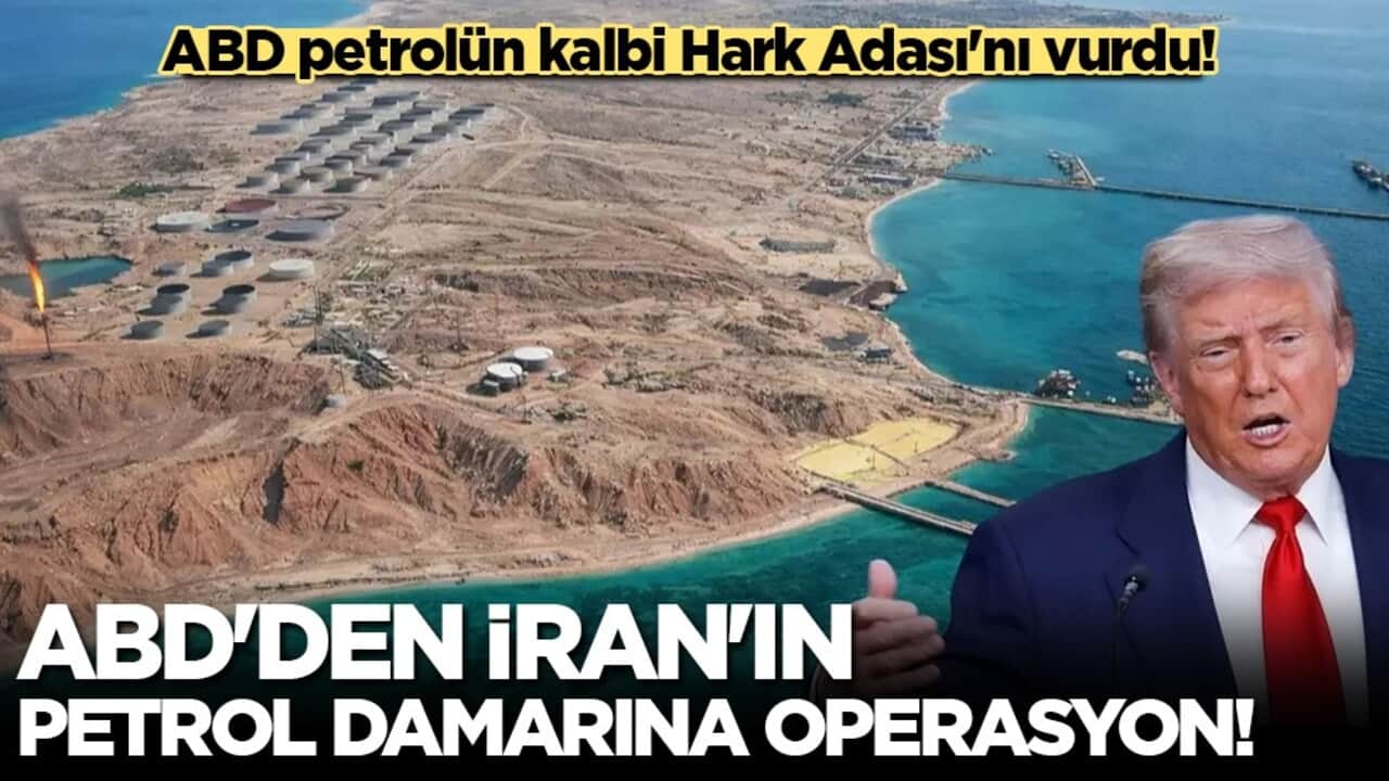 Trump ilan etti: "Hark Adası'nı vurduk, askeri hedefleri yok ettik!"