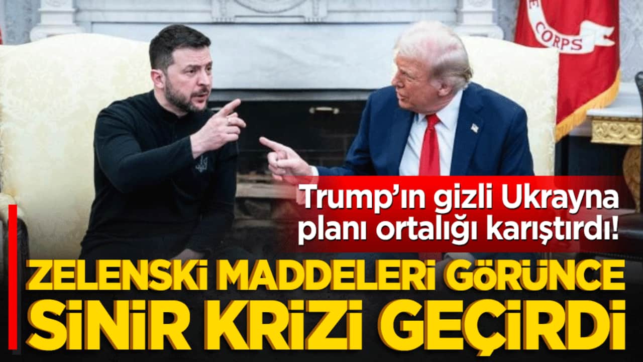 Trump’ın gizli Ukrayna planı ortalığı karıştırdı! Sızan taslakta ağır tavizler konuşuluyor!