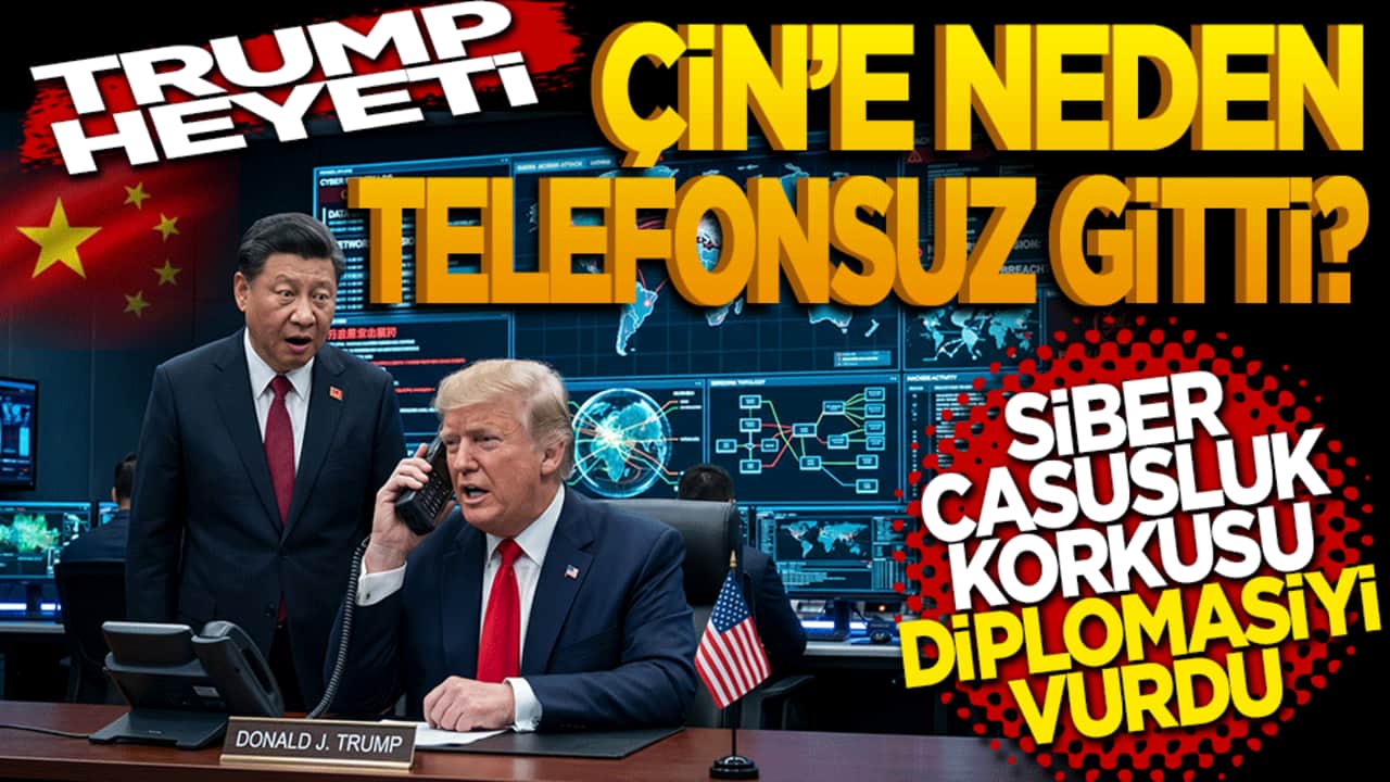 Trump'ın heyeti Çin'e telefonsuz gitti: Siber casusluk korkusu diplomasiyi vurdu