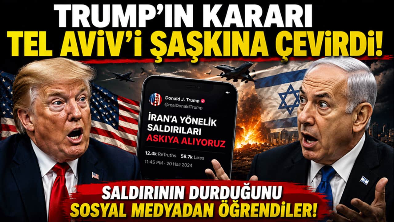 Trump'ın kararı Tel Aviv'i şaşkına çevirdi! İsrail saldırının durduğunu sosyal medyadan öğrendi