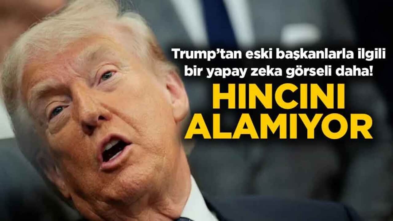 Trump’tan eski başkanlarla ilgili bir yapay zeka görseli daha! Hıncını alamıyor