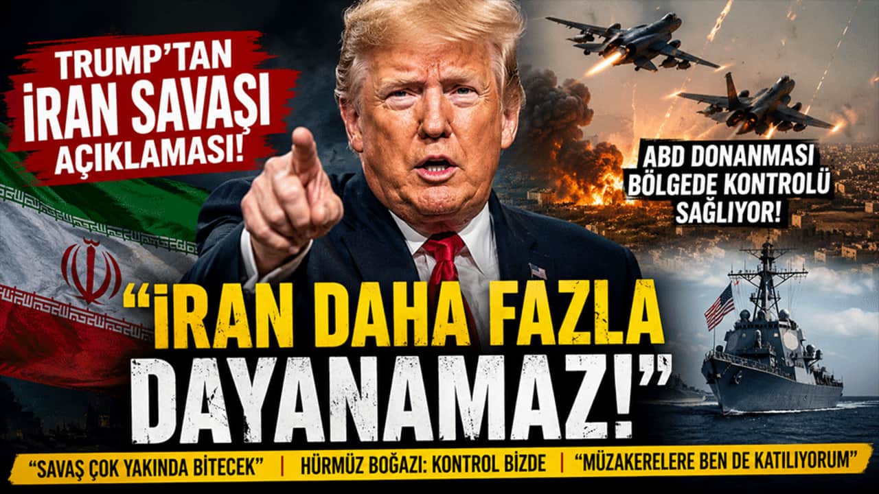 Trump'tan İran savaşı açıklaması: "Çok yakında bitecek, daha fazla dayanamazlar"