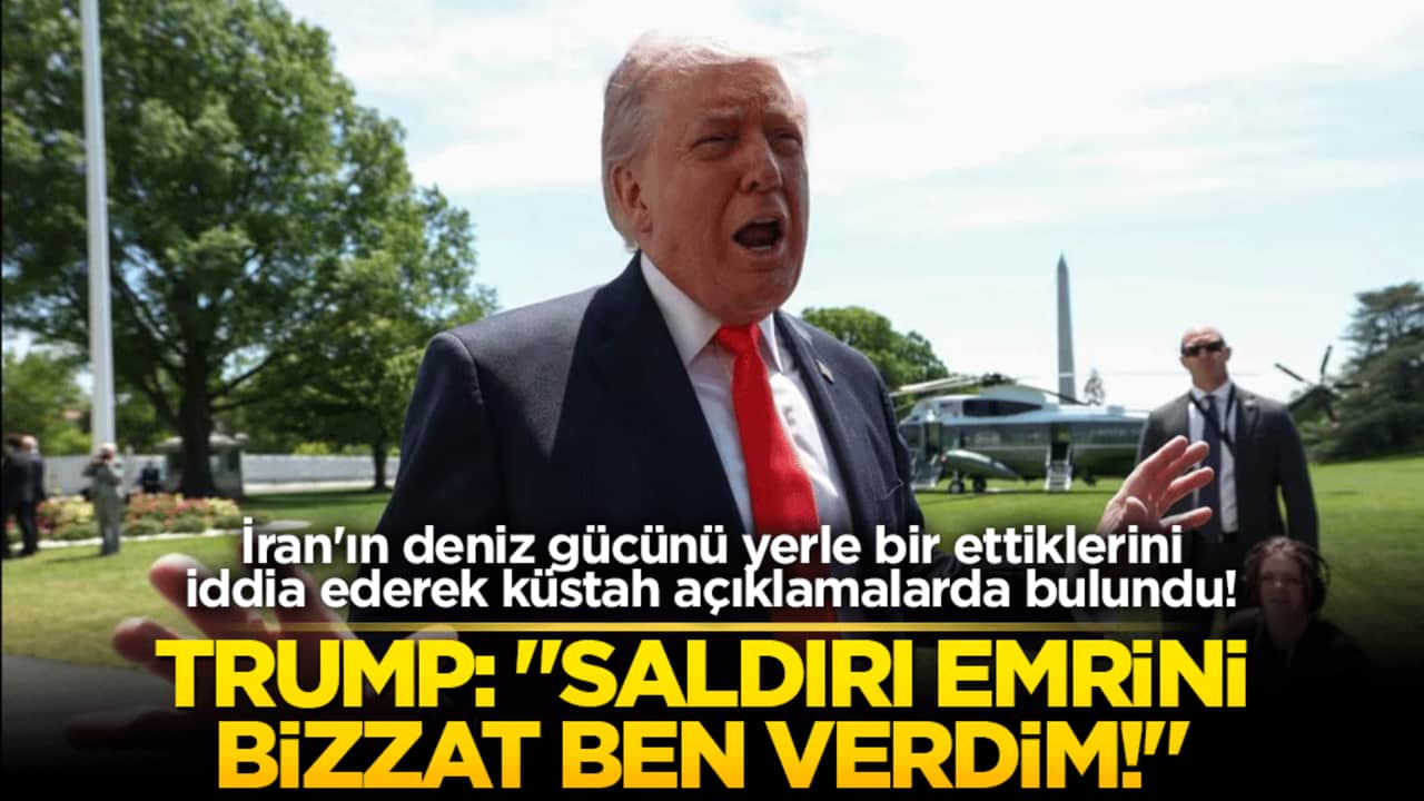 Trump'tan İran'a gözdağı: "159 gemisi denizin dibinde!"