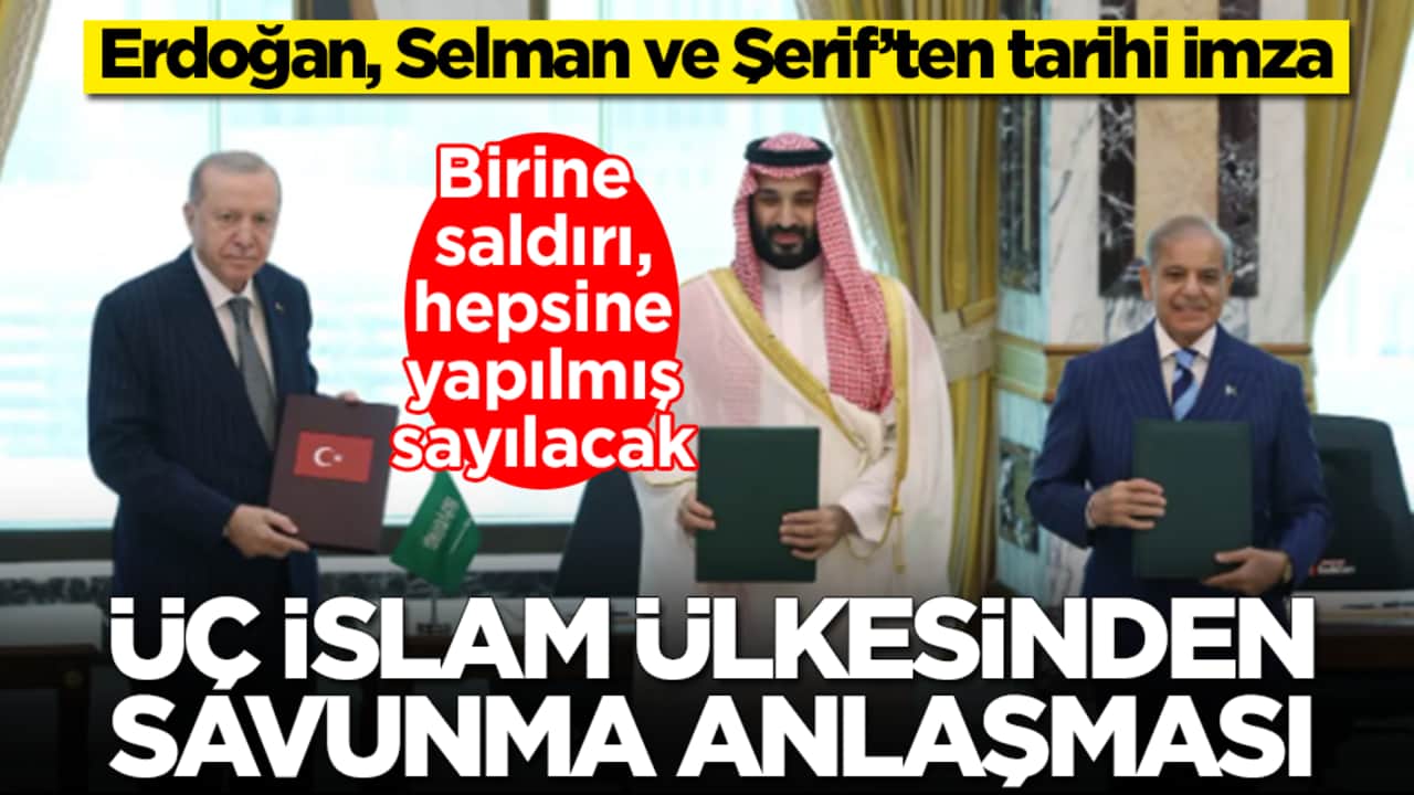 Türkiye, Pakistan ve Suudi Arabistan'dan büyük hamle: Mekke anlaşması imzalandı