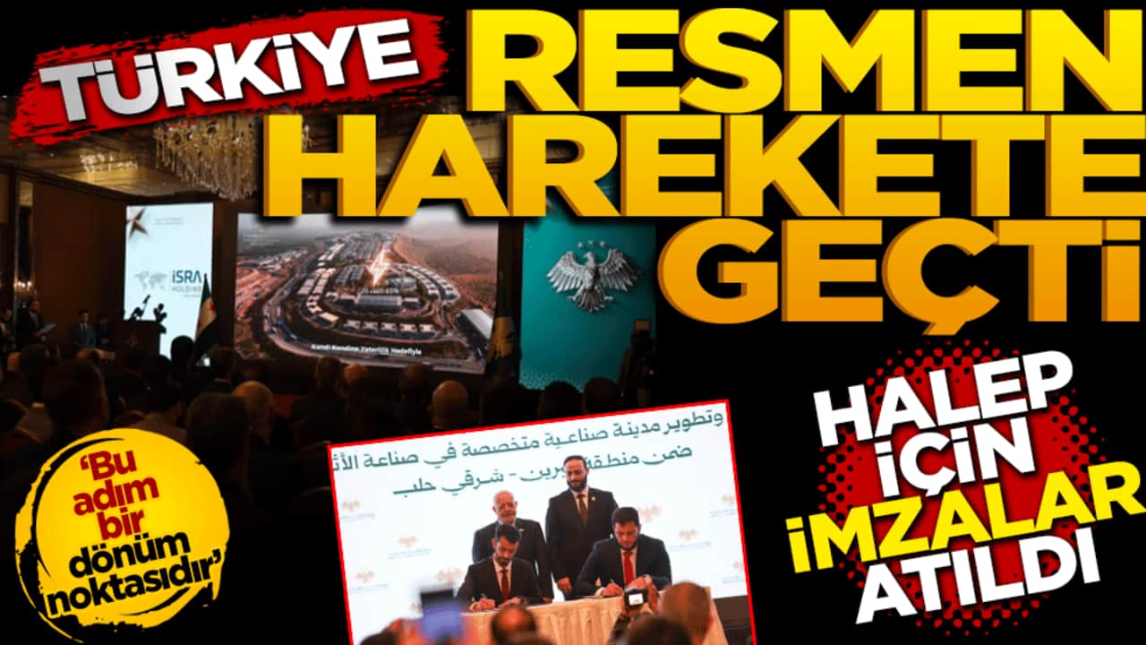 Türkiye resmen harekete geçti: Halep için tarihi imzalar atıldı