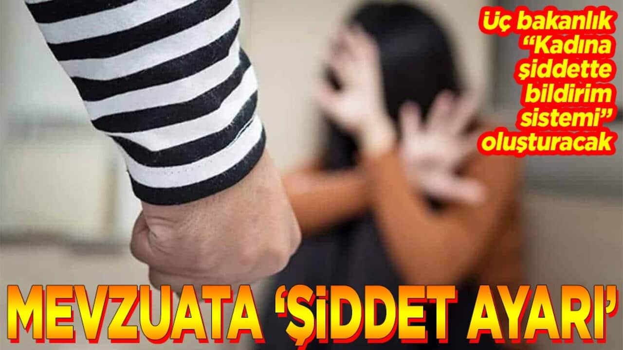 Üç bakanlık "Kadına şiddette bildirim sistemi" oluşturacak Mevzuata şiddet ayarı
