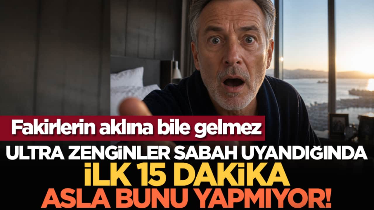 Ultra zenginler sabah uyandığında ilk 15 dakika asla bunu yapmıyor!
