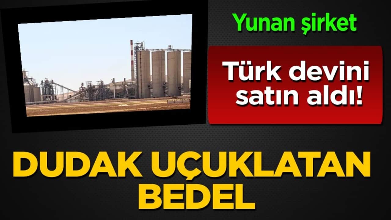 Ünlü Yunan şirket dev üretici Türk devini satın aldı: Üretime sahip demişti... Dudak uçuklatan bedel