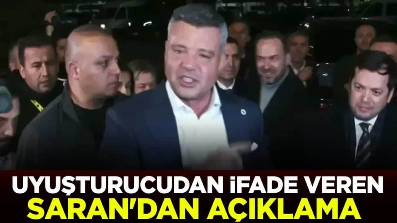 Uyuşturucudan ifade veren Fenerbahçe Başkanı Sadettin Saran'dan açıklama
