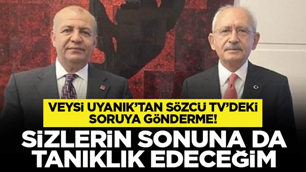 Veysi Uyanık’tan Sözcü TV’deki soruya gönderme! ‘Sizlerin sonuna da tanıklık edeceğim’