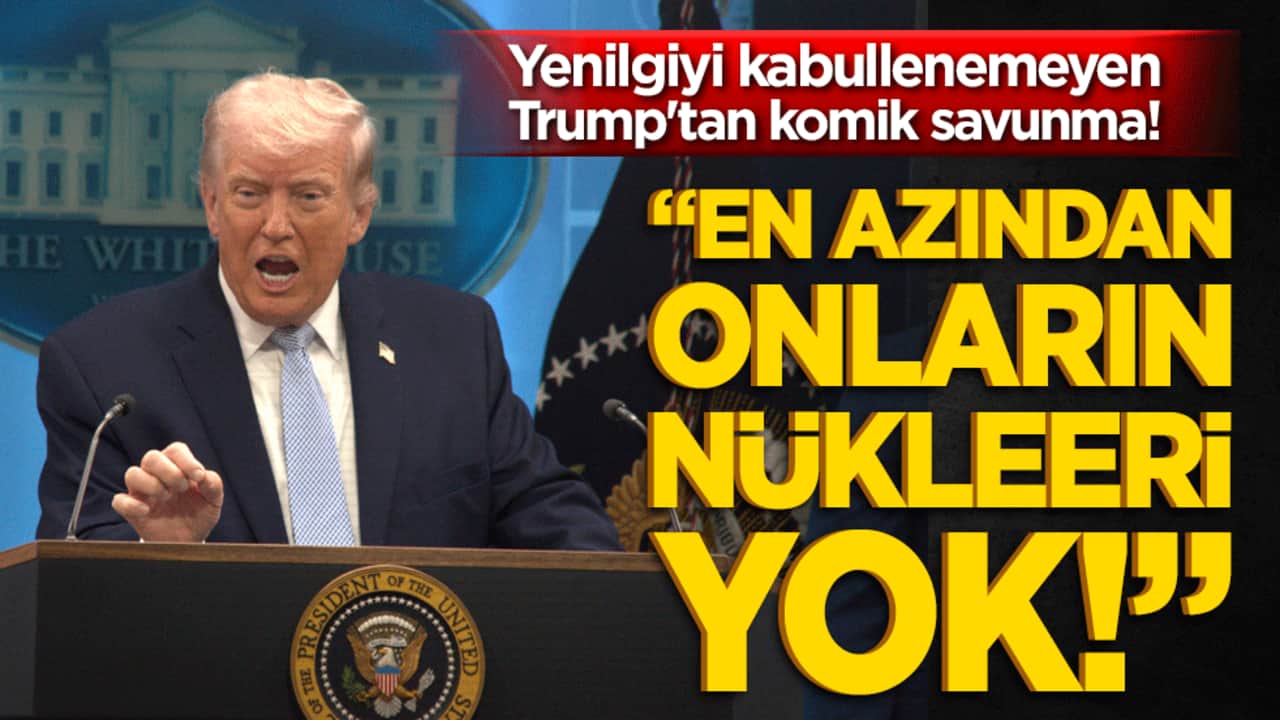 Yenilgiyi kabullenemeyen Trump'tan komik savunma! "En azından onların nükleeri yok"