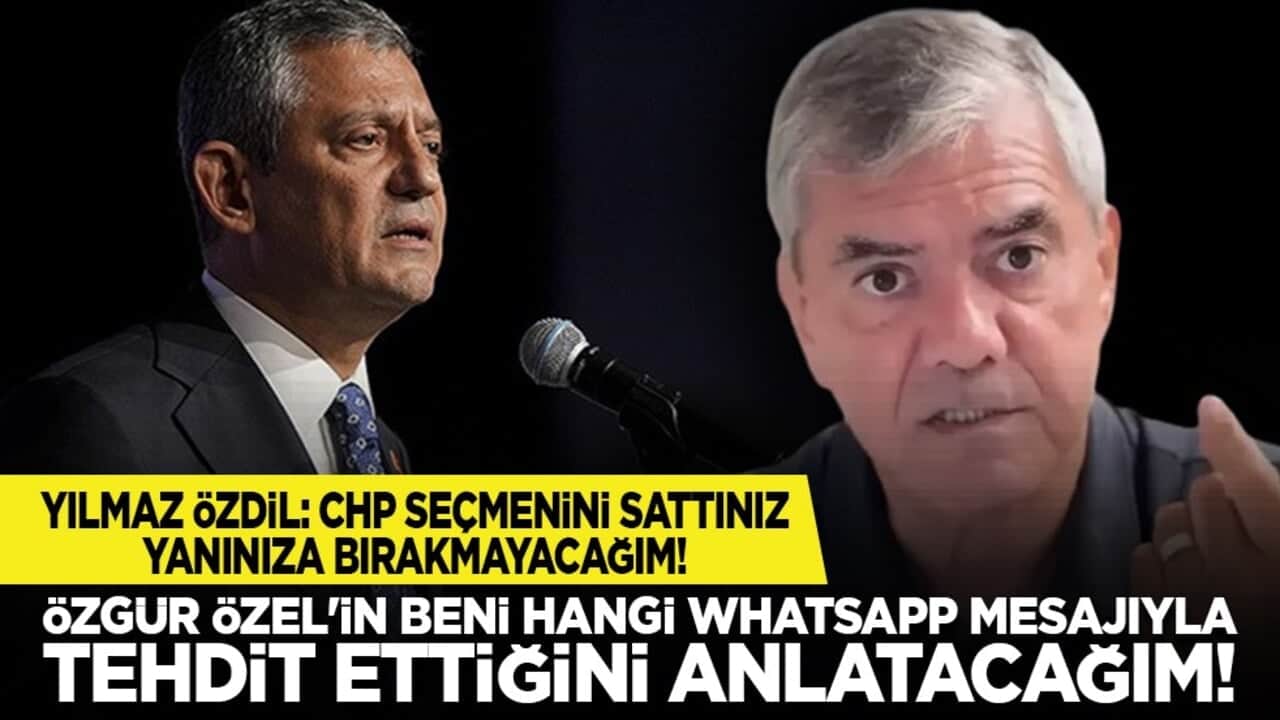 Yılmaz Özdil: CHP seçmenini sattınız yanınıza bırakmayacağım! "Özgür Özel'in beni hangi WhatsApp mesajıyla tehdit ettiğini anlatacağım!"