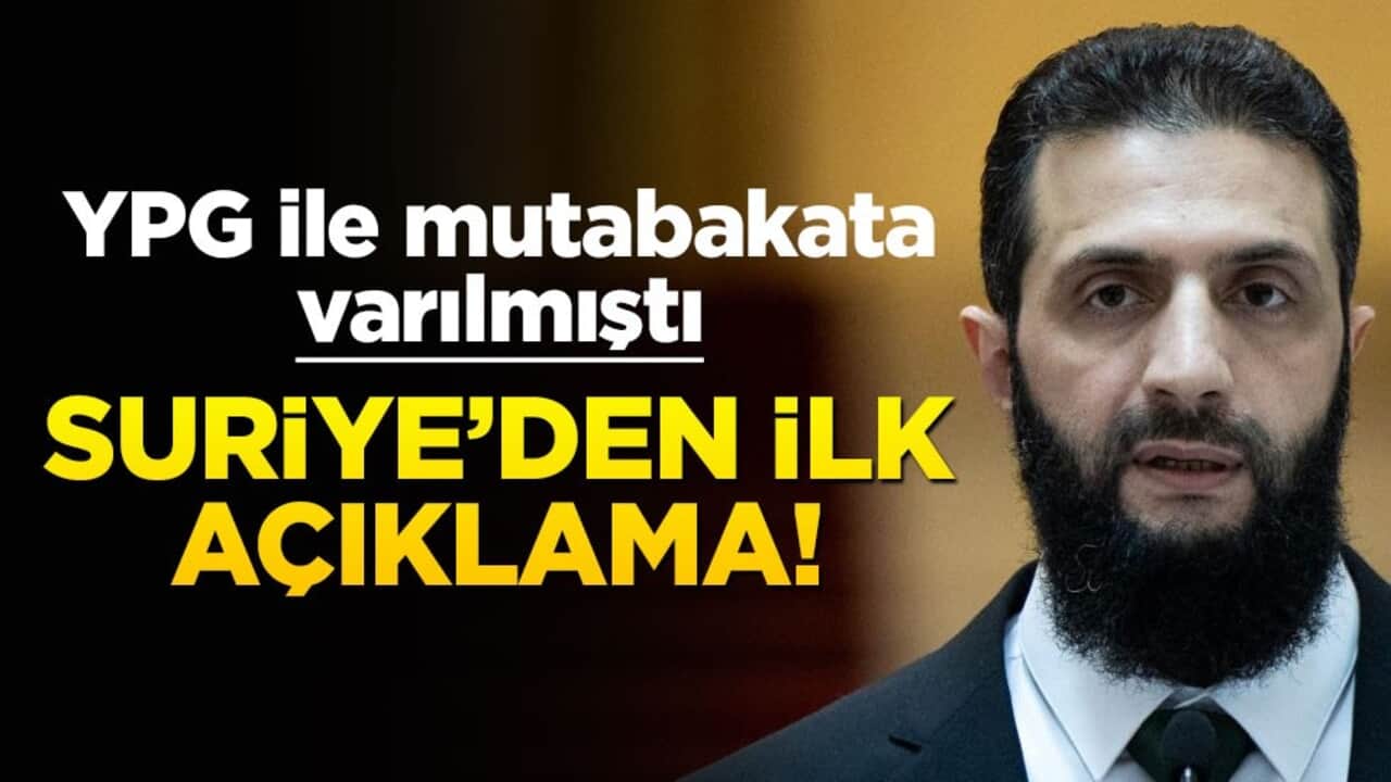 YPG ile mutabakata varılmıştı... Suriye'den ilk açıklama!
