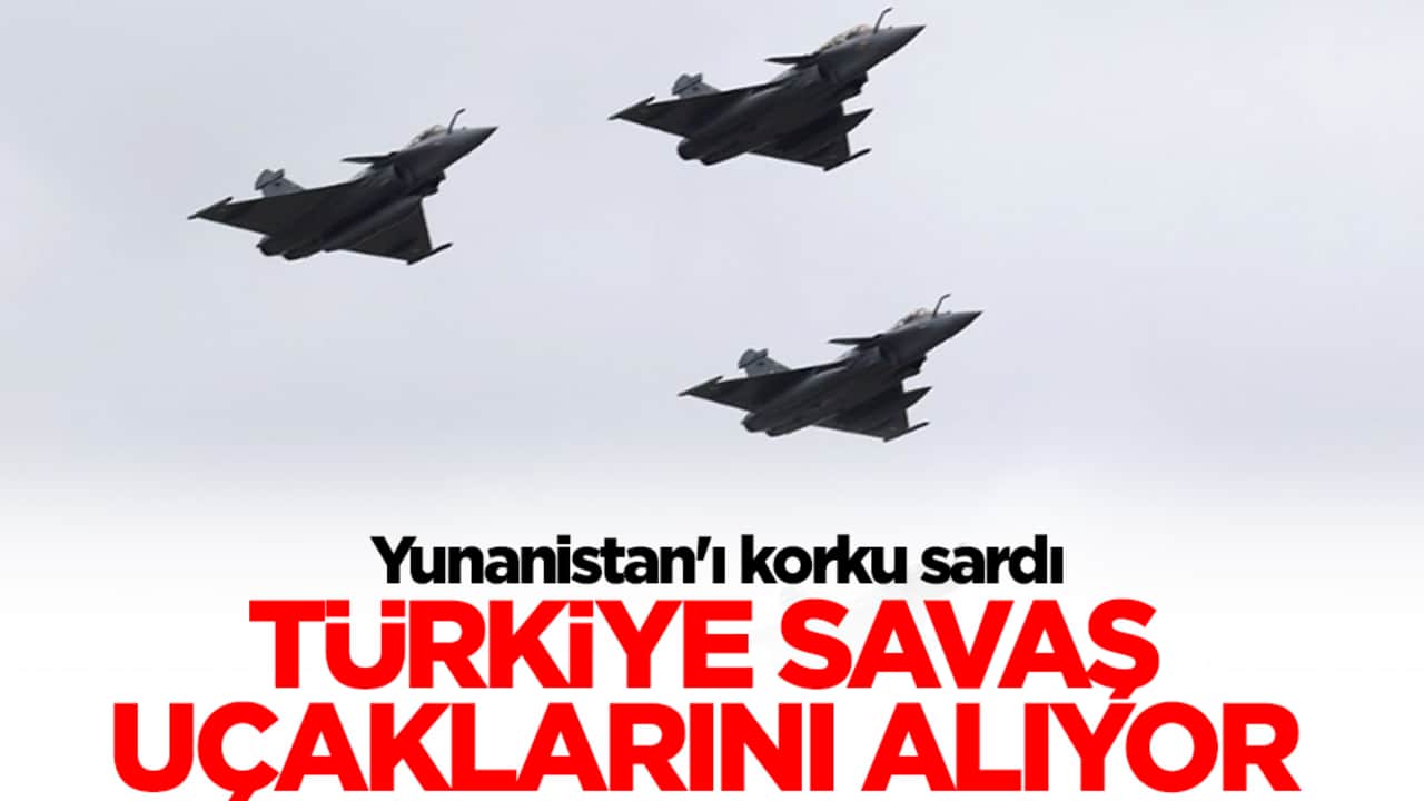 Yunanistan'ı korku sardı: Türkiye savaş uçaklarını alıyor