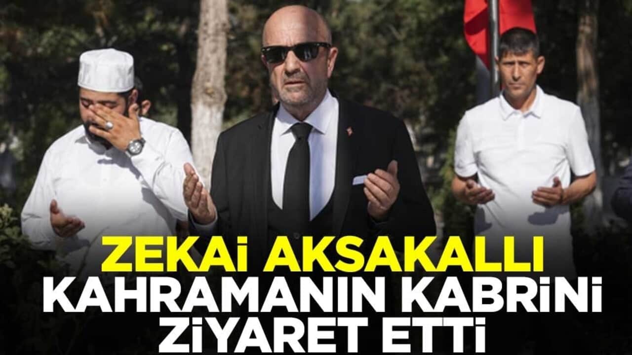 Zekai Aksakallı, kahraman şehit Ömer Halisdemir'in kabrini ziyaret etti
