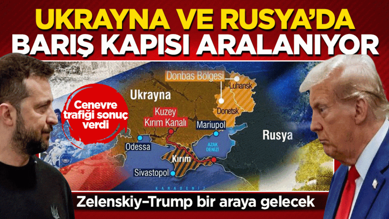 Zelenskiy-Trump barış için bir araya geliyor: Cenevre’de temel şartlar netleşti!