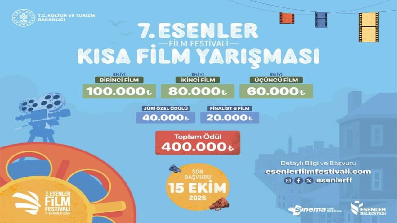 7. Esenler Film Festivali Kısa Film Yarışması’na başvurular başladı