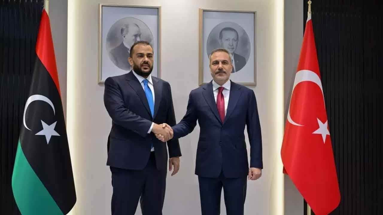 Ankara'da kritik Libya zirvesi! Bakan Fidan ve Savunma Bakanvekili Zubi bir araya geldi