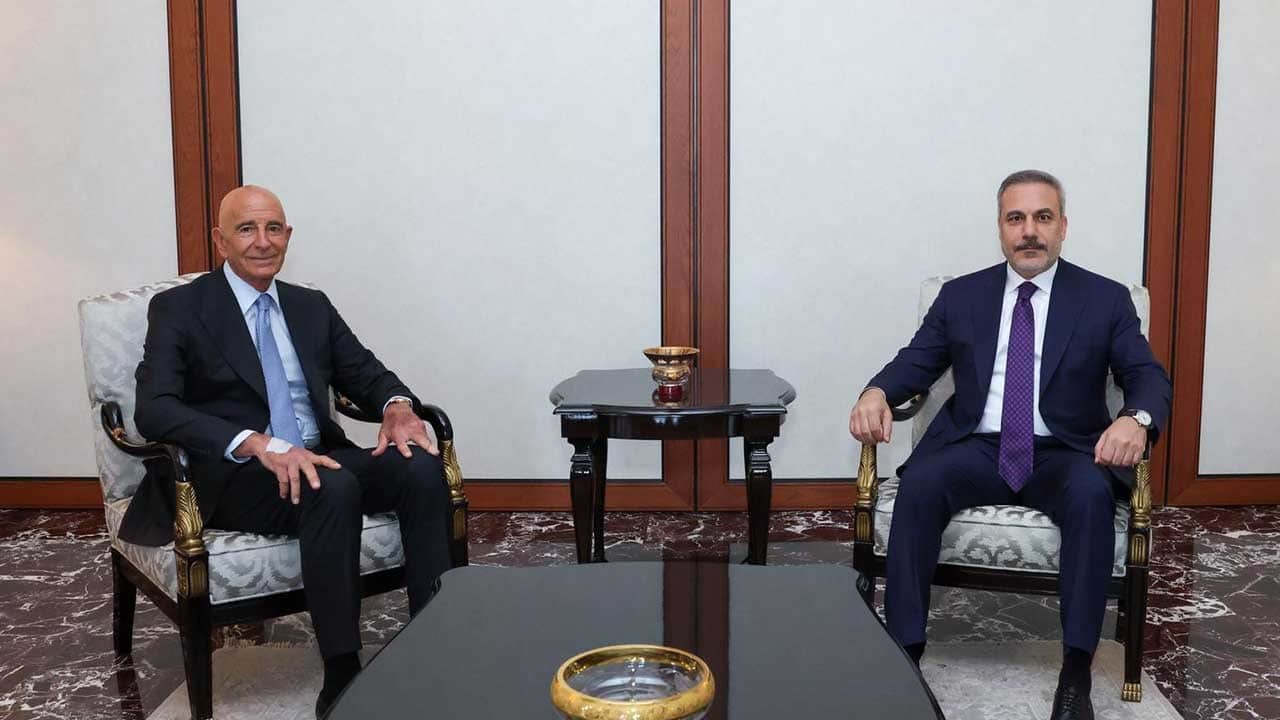 Bakan Hakan Fidan, Barrack'ı kabul etti
