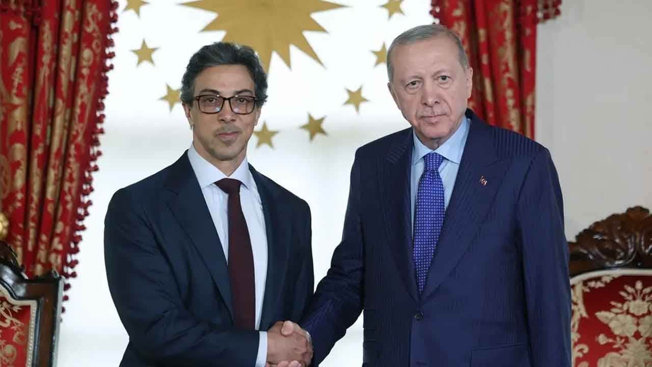 Başkan Erdoğan, BAE Devlet Başkan Yardımcısı Al Nahyan'ı kabul etti