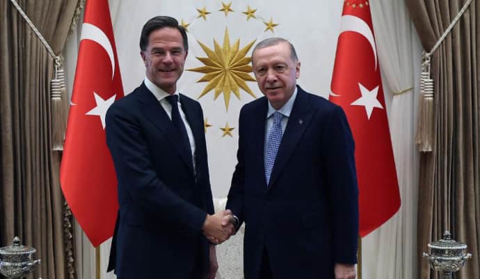 Cumhurbaşkanı Erdoğan, NATO Genel Sekreteri Rutte ile görüştü