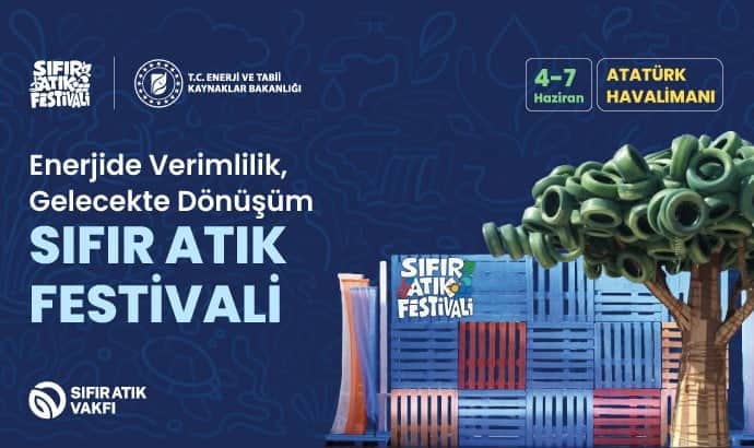 "Enerjide Verimlilik, Gelecekte Dönüşüm": Sıfır Atık Festivali 4-7 Haziran’da Atatürk Havalimanı’nda