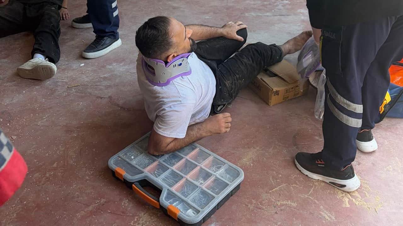 Facia ucuz atlatıldı! Yük asansörü zemine çakıldı