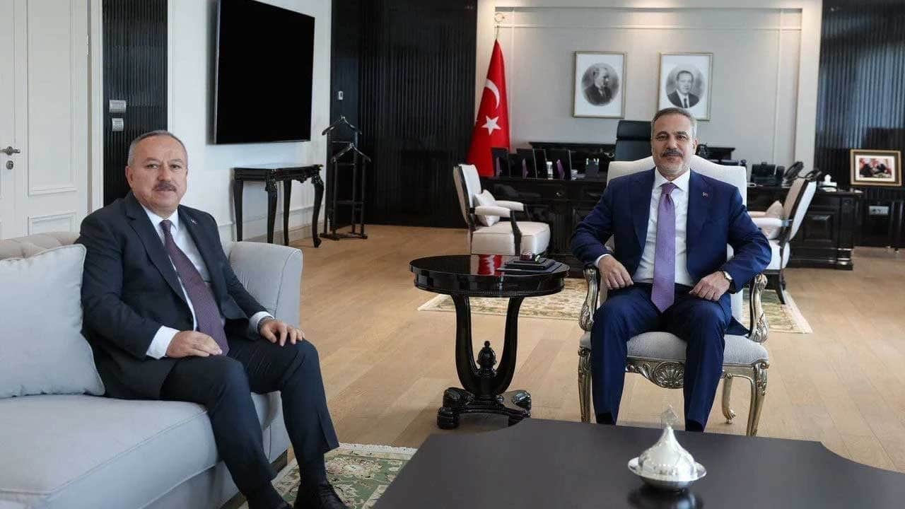 Hakan Fidan, Ali Fidan'ı kabul etti