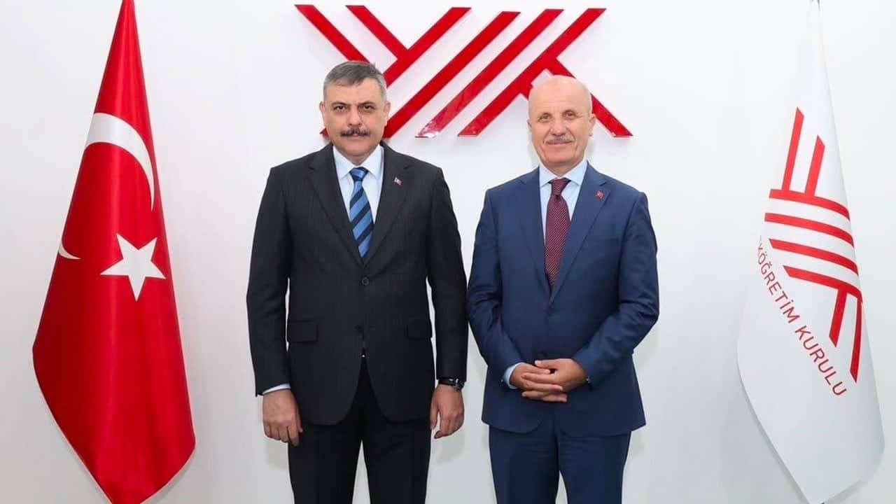 İçişleri Bakanı Çiftçi ile YÖK Başkanı Özvar’ı ziyaret etti! Üniversitelerin huzur ve güvenliği için ortak çalışma