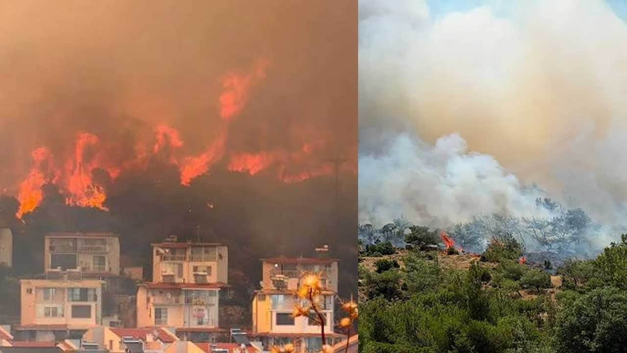 İzmir'de ormana sıçrayan yangın kontrol altına alındı