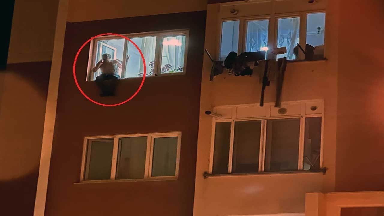 Kayınpederini bıçakla yaraladı! Polis 4 saatte ikna etti