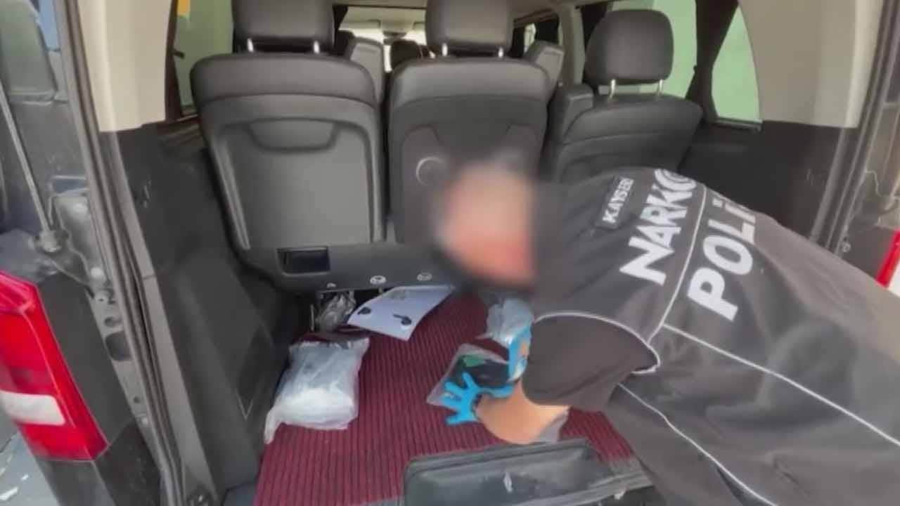Kayseri'de büyük uyuşturucu operasyonu