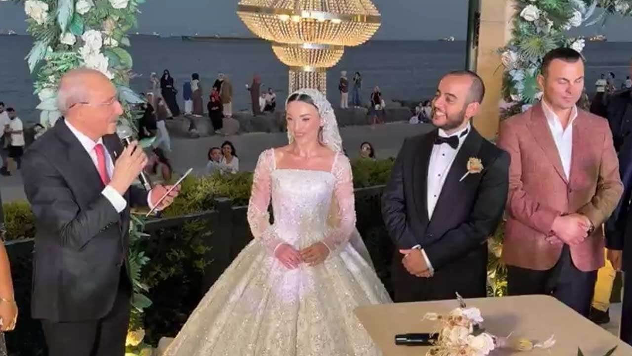 Kılıçdaroğlu, Avcılar’da genç çiftin nikâh şahidi oldu